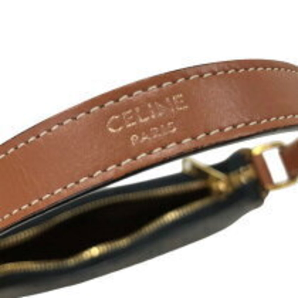 Celine Calf Tan Canvas Leather Ava Handbag - Picture 5 of 11